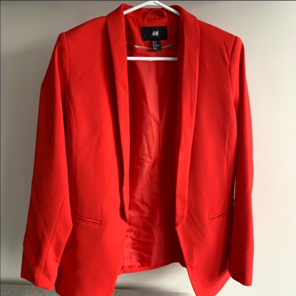 Red blazer